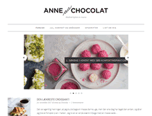 Tablet Screenshot of anneauchocolat.dk